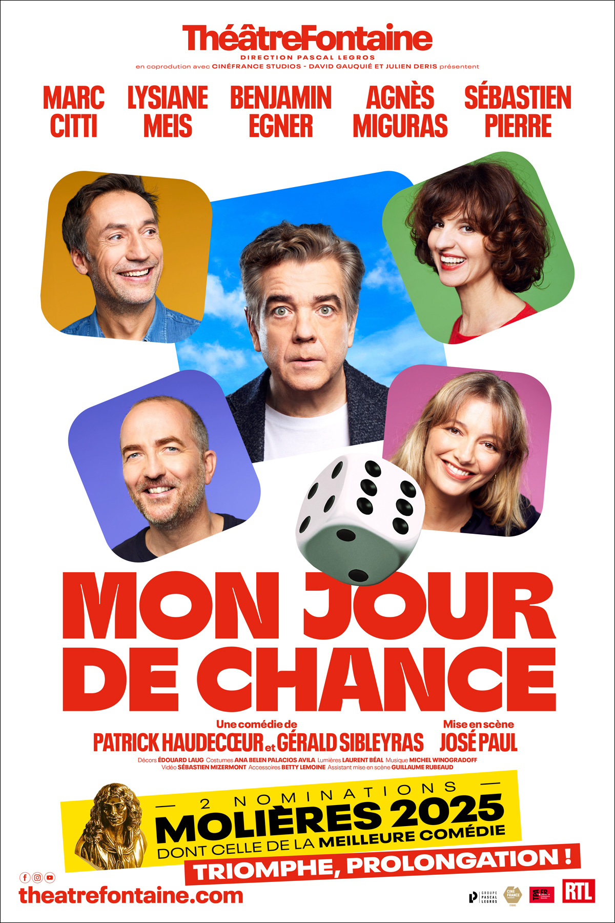 Affiche du spectacle : Mon Jour de chance