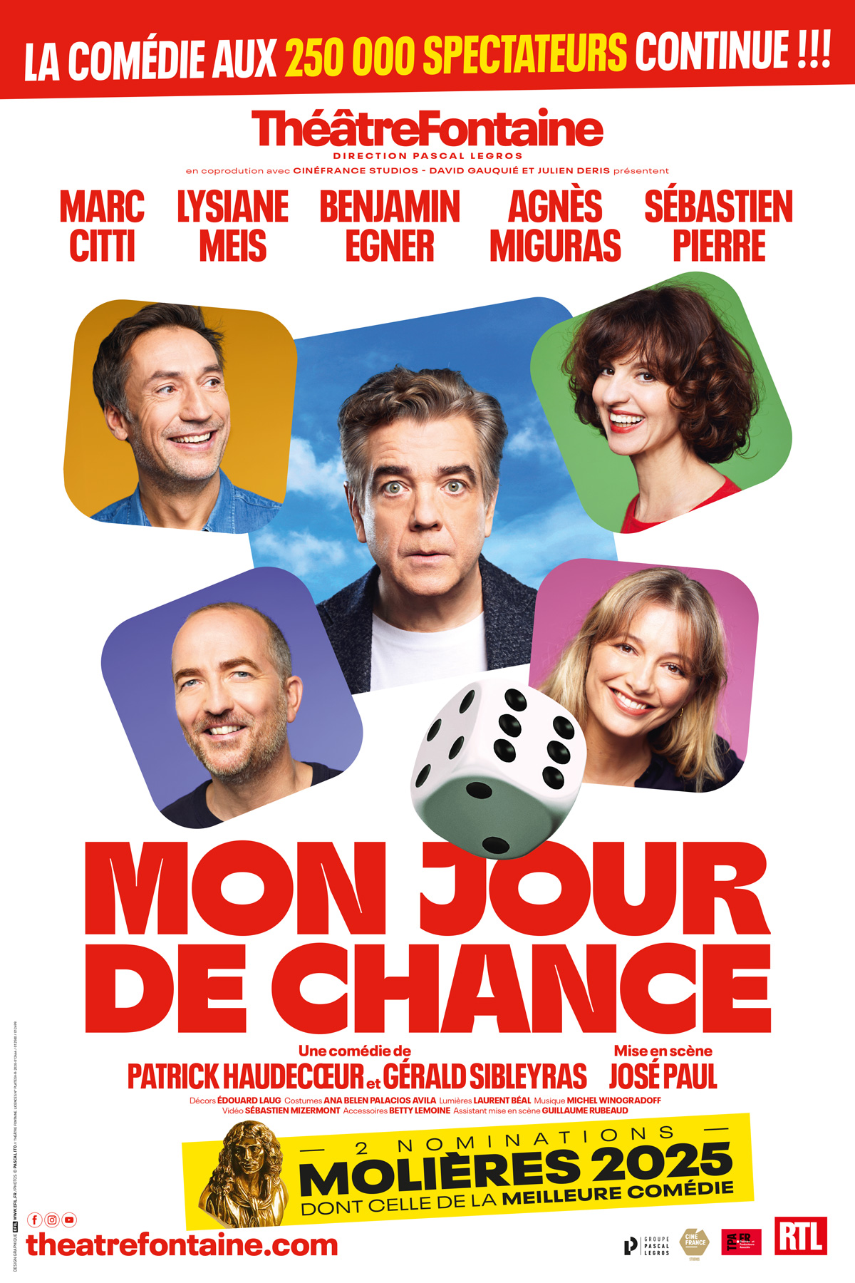 Affiche du spectacle : Mon Jour de chance