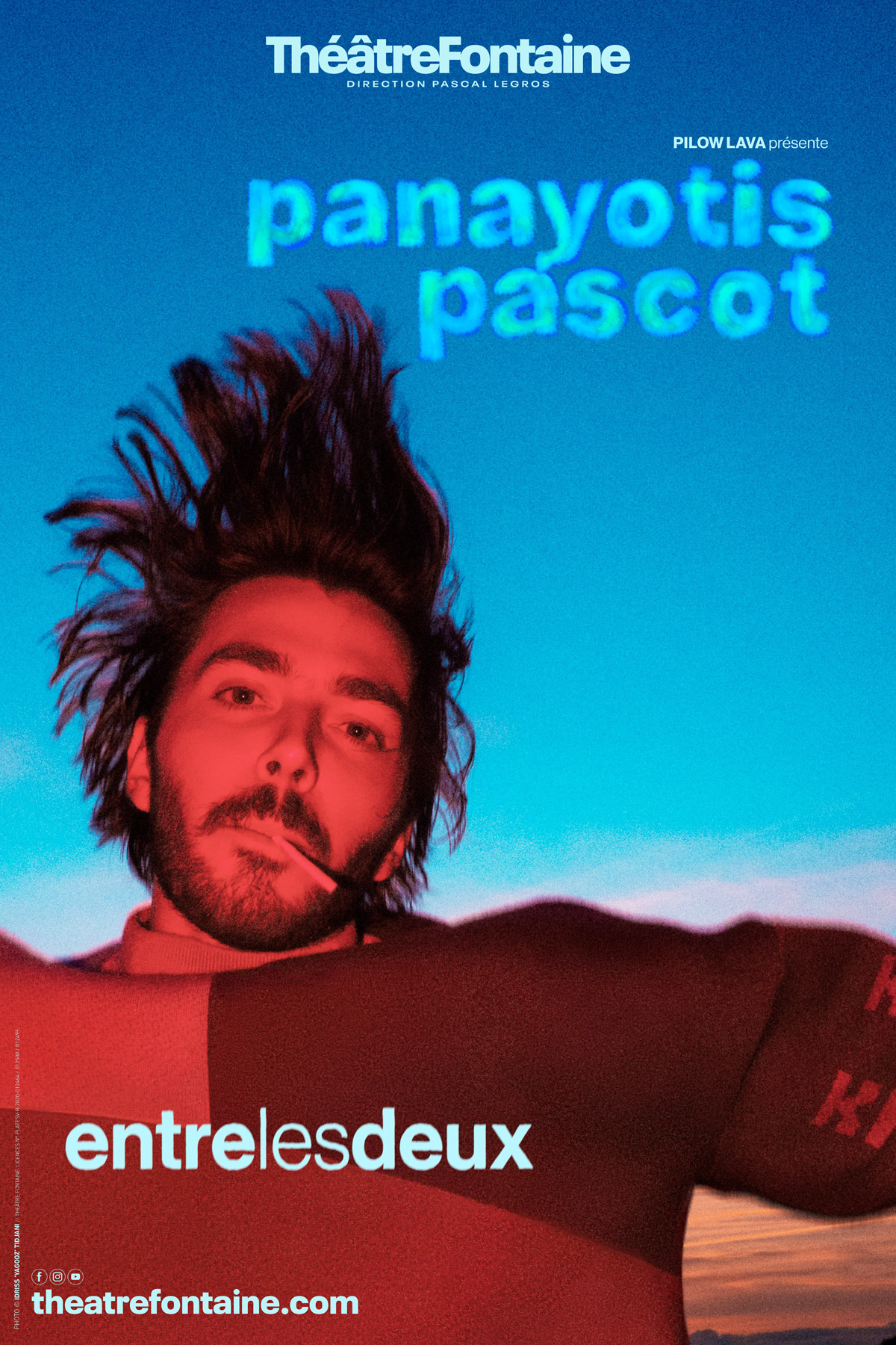 Affiche du spectacle : Panayotis Pascot – Entre les deux